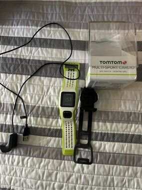 TomTom Multi-Sport Cardio GPS Watch - Neon Yellow/White